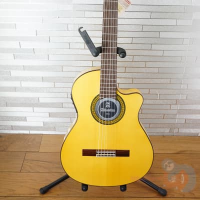 Alhambra 3F-CT-US Solid German Spruce Top Classical Nylon String Flamenco Guitar THIN BODY image 11