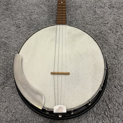 Silvertone Tenor Banjo Resonator 4 string 1950-1960 Sears Kay Made country blues bluegrass folk music ukulele image 4