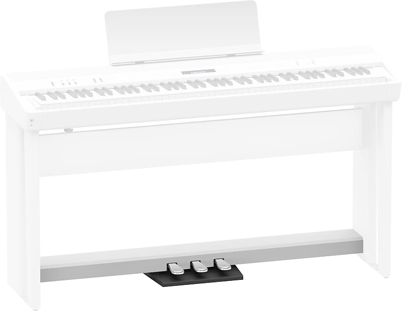 Roland Custom Pedal Unit For The FP-60, FP-60X, FP-90, and FP-90X Digital Pianos, White image 1