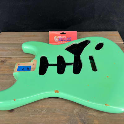 Real Life Relics Strat® Stratocaster® Body Aged Surf Green #1 image 8