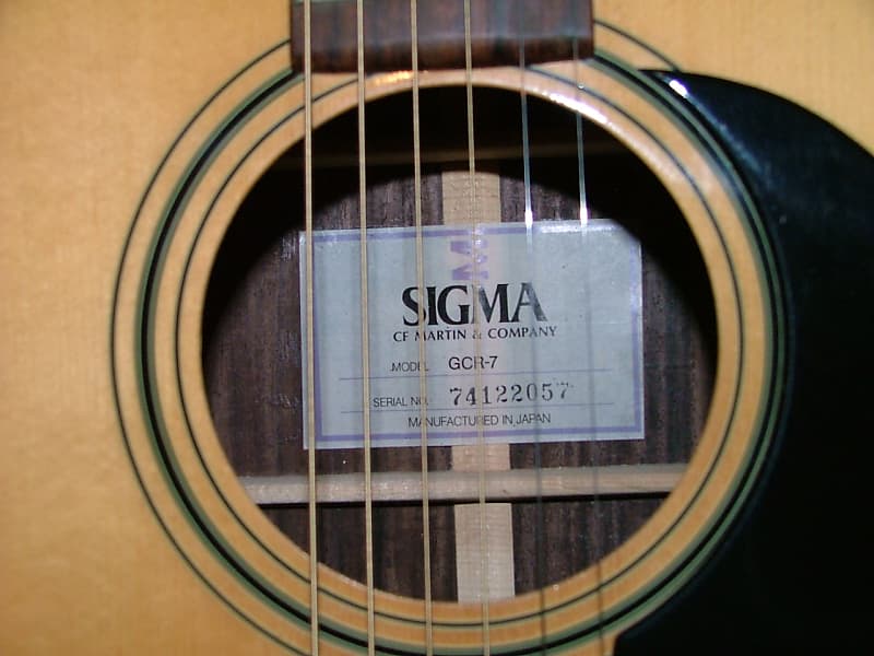 Martin Sigma GCR-7 Grand Concert 000 Acoustic Electric Guitar '74