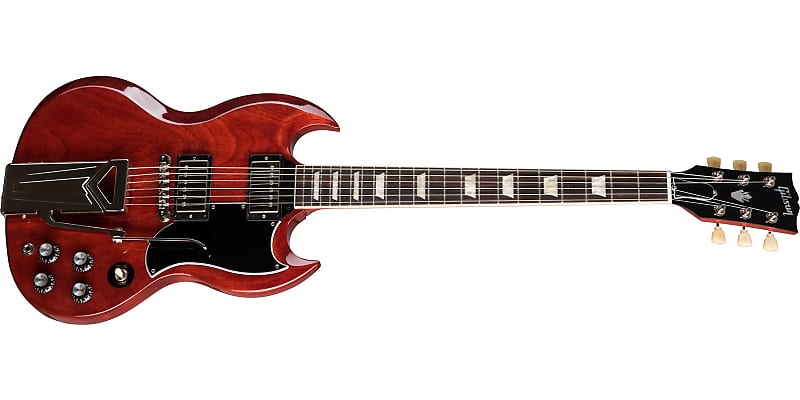 Gibson SG Standard '61 Sideways Vibrola Electric Guitar - Vintage Cherry image 1