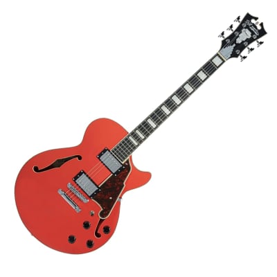 D'Angelico Premier SS w/ Stop-Bar Tailpiece - Fiesta Red image 1