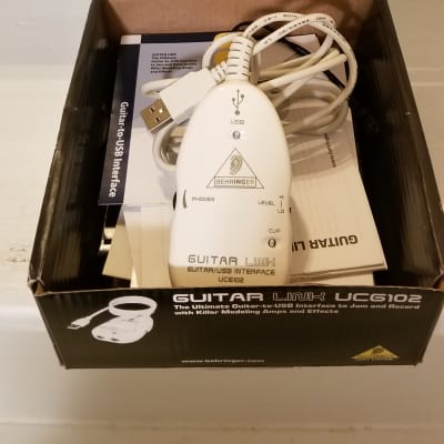 Behringer Guitar Link UCG102 Guitar-to-USB Interface with Original Packaging image 2