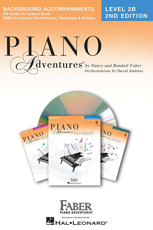 Piano Adventures Lesson 2B Background Accompaniments CD | Reverb