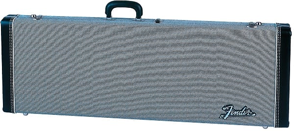 Fender G&G Deluxe Strat/Tele Hardshell Case, Black Tweed with | Reverb