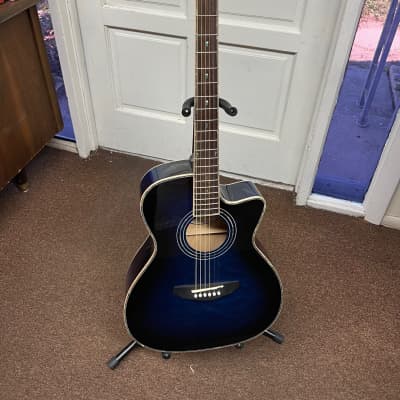 MICHAEL KELLY Series 15 Arena Cutaway Acoustic/Electric GUITAR new Trans Blue image 1