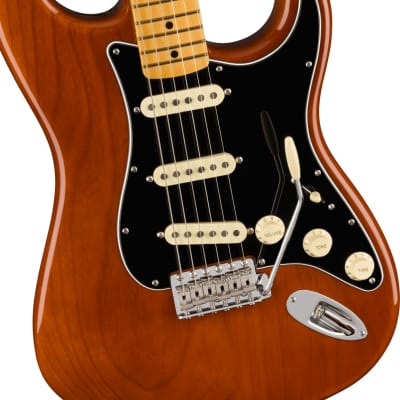 Fender American Vintage II 1973 Stratocaster Electric Guitar Maple Fingerboard, Mocha image 4
