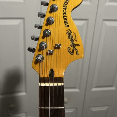 Squier Standard Stratocaster 2005 - Transparent Amber image 5
