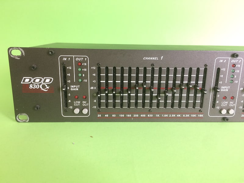 DOD 830QX 2chイコライザー - 楽器・機材 - 配信機器・PA機器
