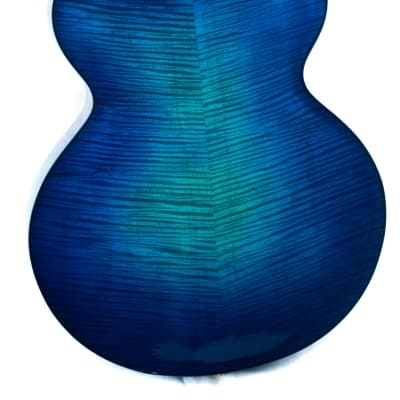 Washburn Blue Dolphin Yuriy Shishkov Masterpiece Archtop Acoustic Guitar image 3