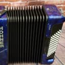 Hohner Bravo III 72 Bass Blue Piano Accordion Acordeon +GigBag, Straps, Shirt Authorized Dealer