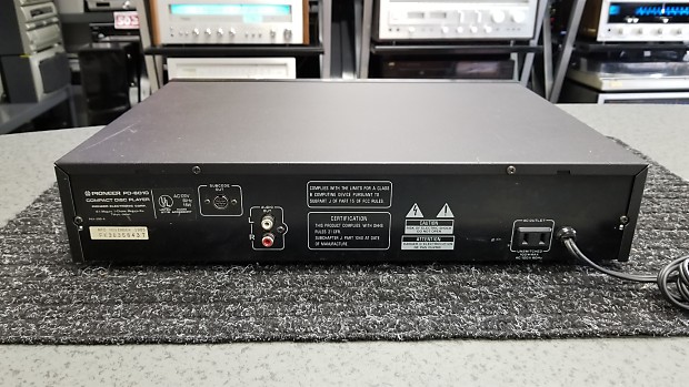 コンパクト　ディスク　プレーヤー　PD-6010 PIONEER COMPACT DISC PLAYER PD-6010 No Remote Tested Works