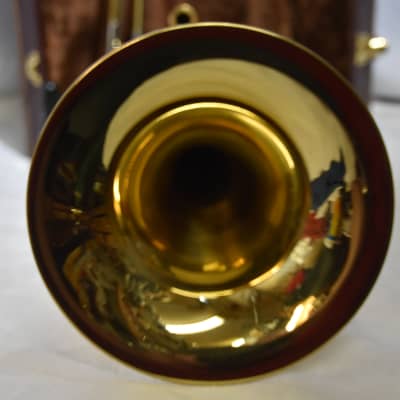 Buescher BU-8 tenor trombone with Brown Case Bronze image 7