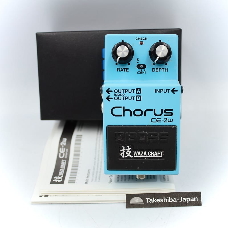 Boss CE-2W Chorus Waza Craft With Original Box Made in Japan
