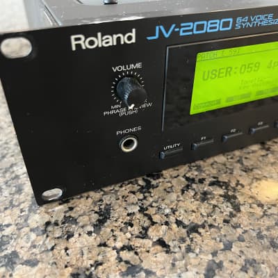 Roland JV-2080 64-Voice Synthesizer Module 1997 - 2000 - Black