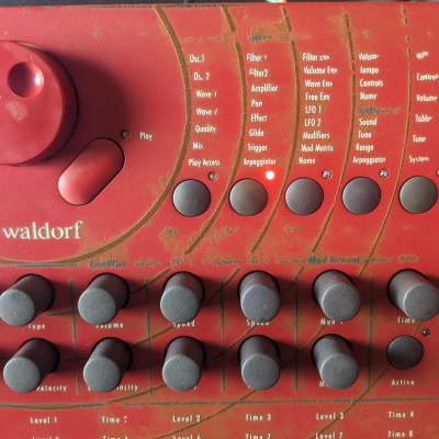 Waldorf Microwave XT Rackmount Wavetable Synthesizer 1998 - Orange image 4