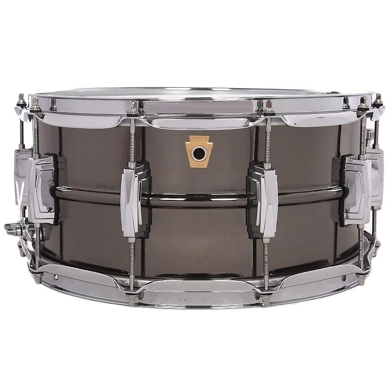 Ludwig LB417 Black Beauty 6.5x14" Brass Snare Drum image 1