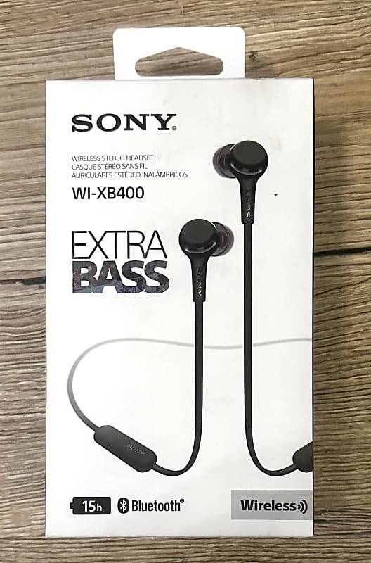 Sony WI-XB400 Wireless Stereo Bluetooth Headset Extra Bass Ear Buds image 1