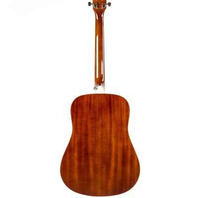 Oscar Schmidt OG5 3/4-Size Kids Acoustic Guitar - Flame Yellow Sunburst w/ Tuner image 3