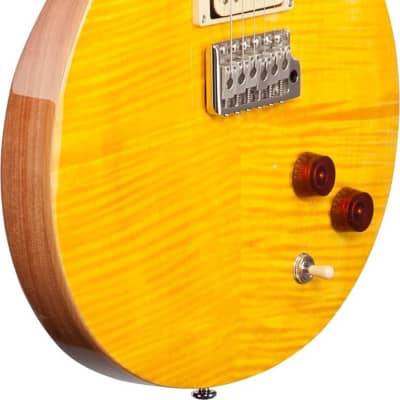 PRS SE Santana Electric Guitar, Santana Yellow w/ Gig Bag image 2