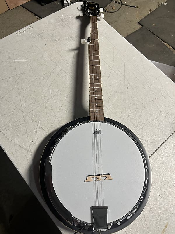Rogue B30 banjo, 30-Bracket Banjo With Aluminum Rim, neck cracks image 1