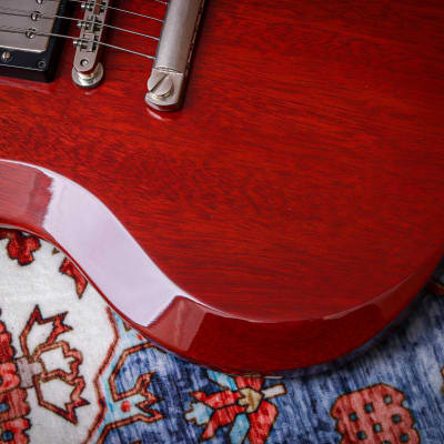 GIBSON USA Custom Shop '61 Les Paul SG VOS Standard Reissue " Faded Cherry + Rosewood" (2006) image 9