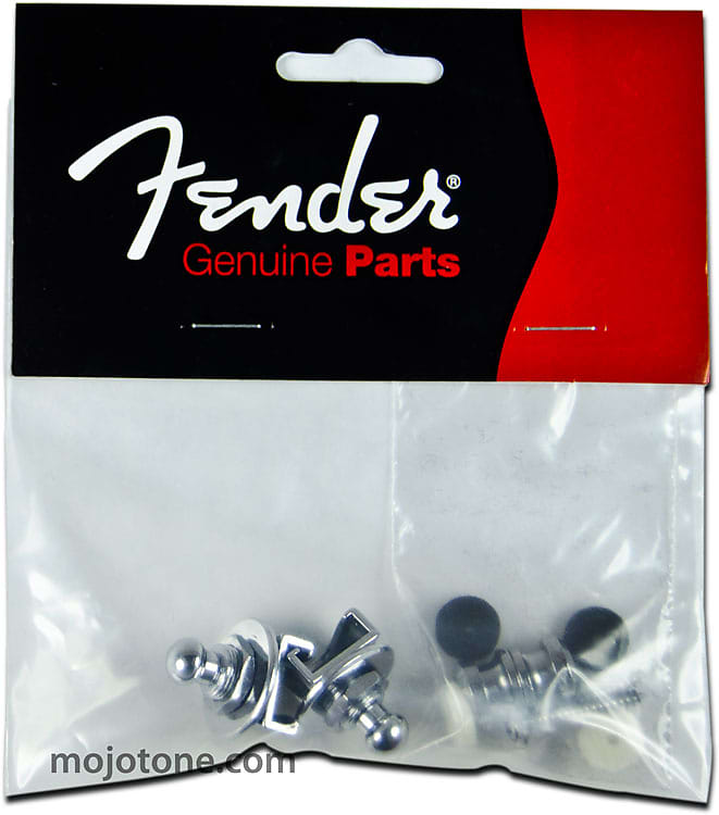 Fender Guitar & Bass Strap Locks Chrome Schaller Straplocks image 1