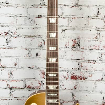 Gibson - Murphy Lab Custom Shop 1957 Les Paul Standard Reissue - Electric Guitar - Ultra Light Aged Double Gold - w/ Brown/Pink Lifton Reissue 5-Latch Case - x2303 USED image 3
