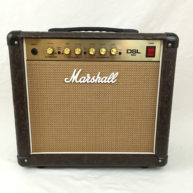 Marshall DSL5CCW DSL5C Country Western Limited Edition Tooled Leather Tolex