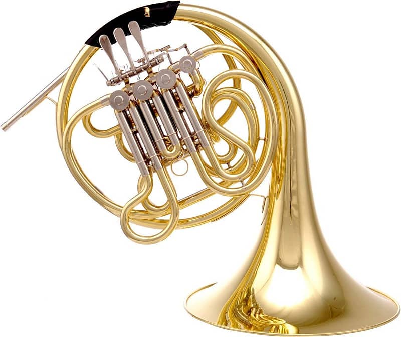 Levante Model LV-HR4525 Double French Horn w/Nickel Silver Slides  in Light Case image 1