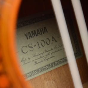 Yamaha CS-100A 7/8 Size Classical Nylon String Acoustic Guitar w/ Case #32928 image 23