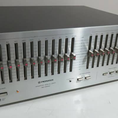 PIONEER EQUALIZER SG-9800 12 BAND EQ WORKS PERFECT FULLY RECAPPED A+ SERVICED image 1