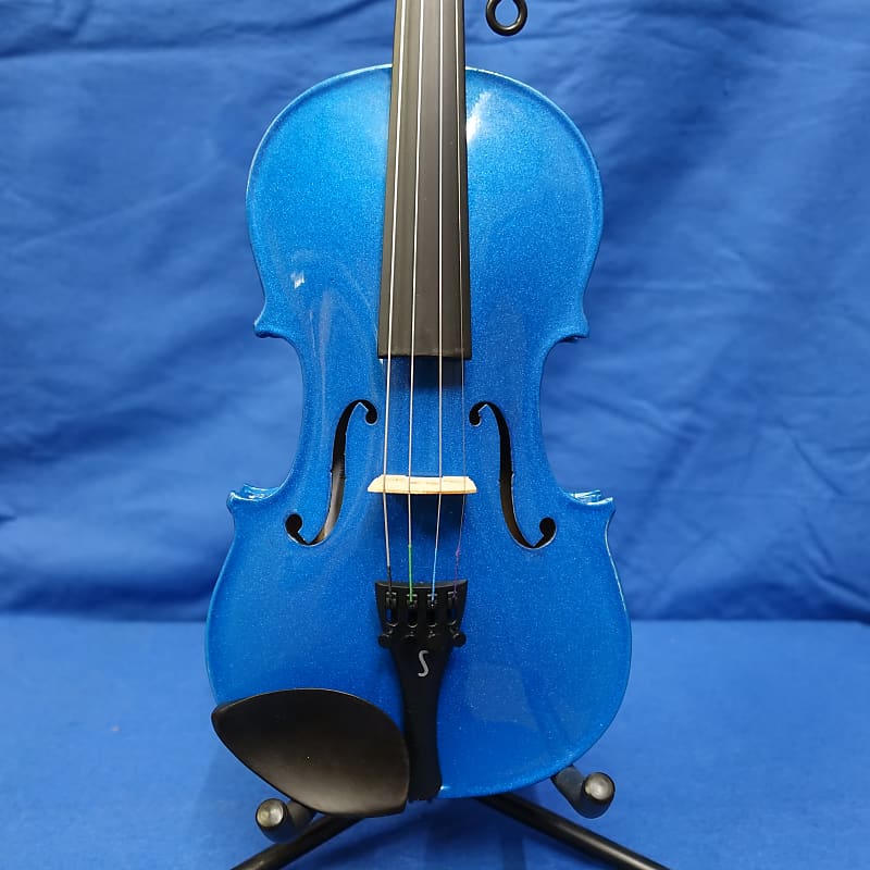 Harlequin Violin Outfit 3/4 - Marine Blue | Reverb