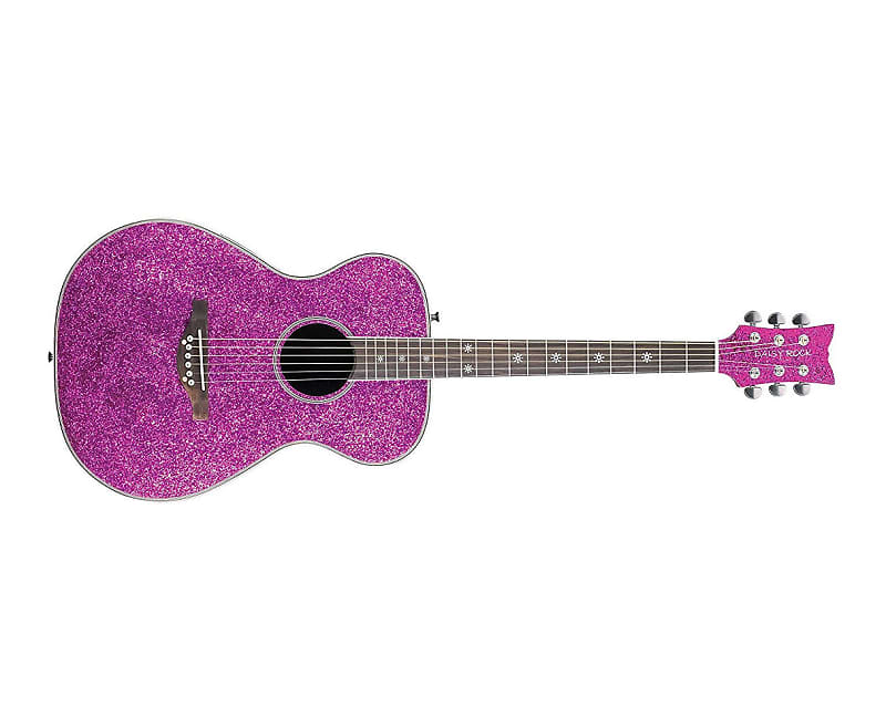 Daisy Rock Guitars DR6225-A Pixie A/E Pink Sparkle | Reverb