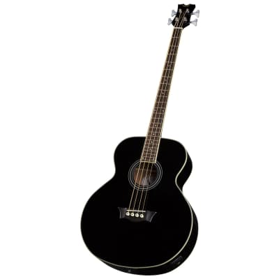 NEW DEAN ACOUSTIC/ELECTRIC BASS - CLASSIC BLACK image 1