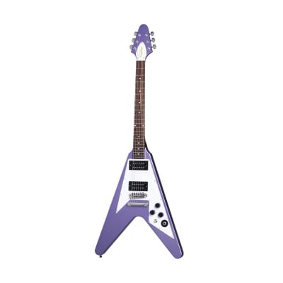 Epiphone Kirk Hammett 1979 Flying V, Purple Metallic image 2