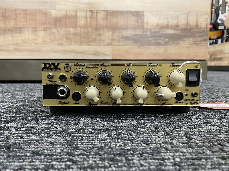 DV Mark DV MICRO 60 CMT 60W Ciro Manna Signature Amp Head Black and Gold image 1