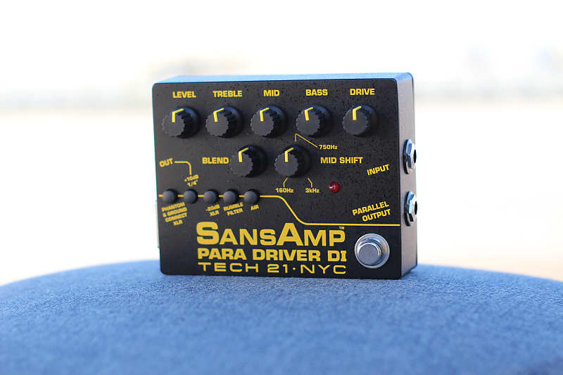 Tech 21 Sans Amp Para Driver DI Preamp V2 Guitar Bass Effects
