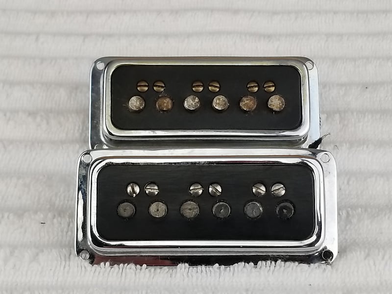 1960s DeArmond Dynasonic Pickup Set - Scorching 11.5K & 10.2K Resistance