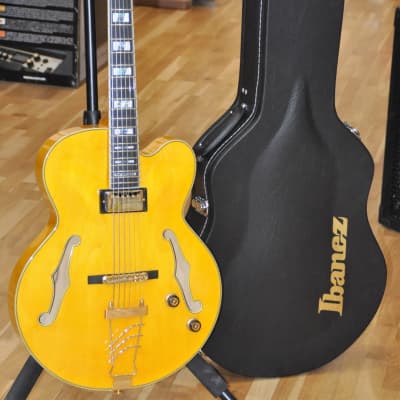 Ibanez PM2-AA Pat Metheny Signature PM2 Antique Amber w/ Case - New Free Ship! Reverb
