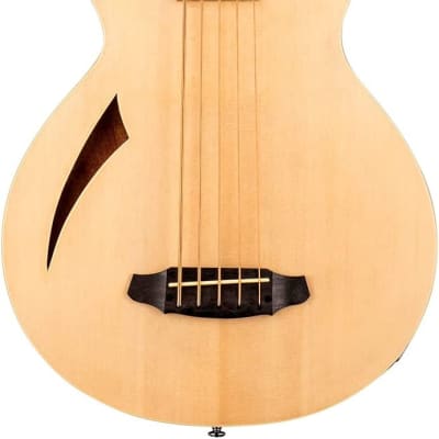 LTD by ESP Thinline TL5NAT 5-String  Acoustic Electric Bass in Natural Finish image 1