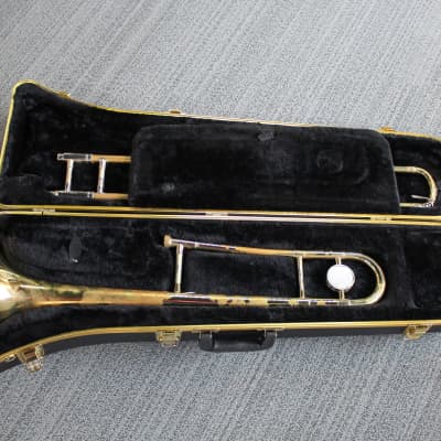 Bach TB301 Student Model Tenor Trombone 2010s - Clear-Lacquered Brass image 1