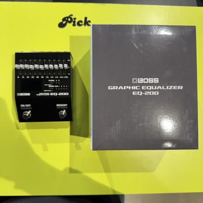 Boss EQ-200 Equalizer 2019 - Present - Black image 1