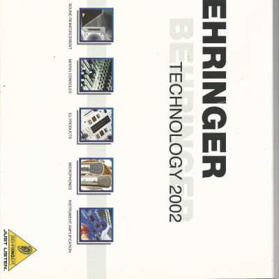 Behringer-Catalog, 2002