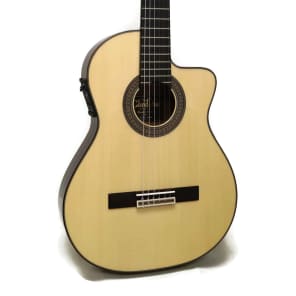 Cordoba 55FCE Negra Ltd Ed Macassar Ebony Nylon String Acoustic