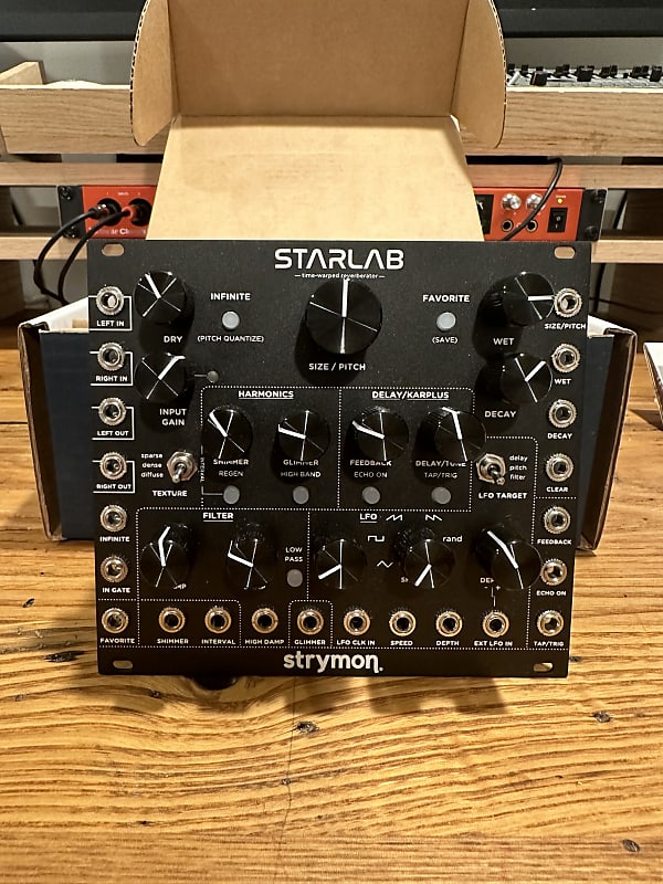 Strymon StarLab TimeWarped Reverberator 2021 Black Reverb