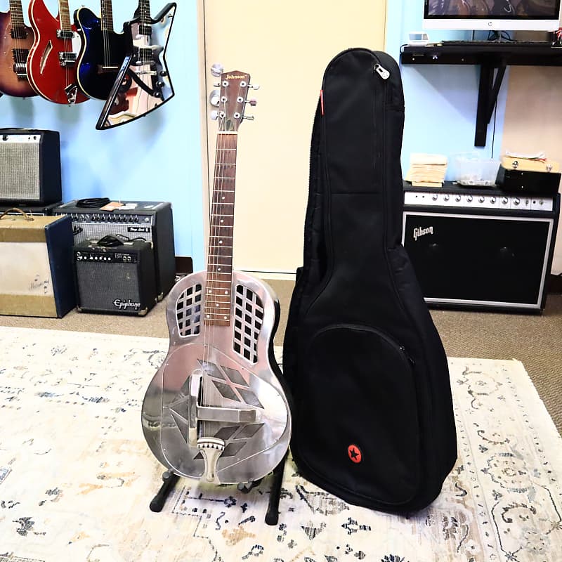 Johnson Tricone Resonator Dobro 2000s Metal Reverb