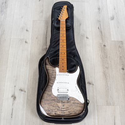 Suhr Standard Plus Guitar, Roasted Maple Fretboard, Trans Charcoal Burst image 10
