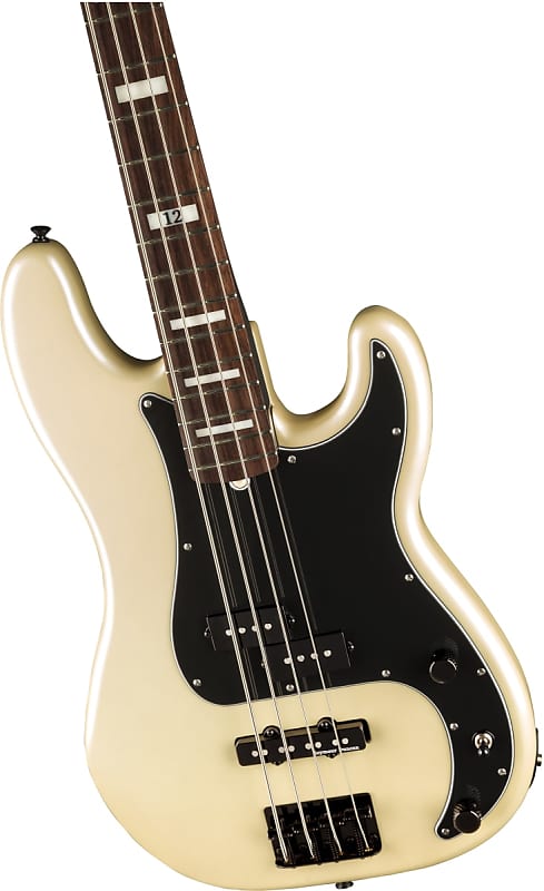 Fender Duff McKagan Deluxe Precision Bass. Rosewood FB, White Pearl image 1